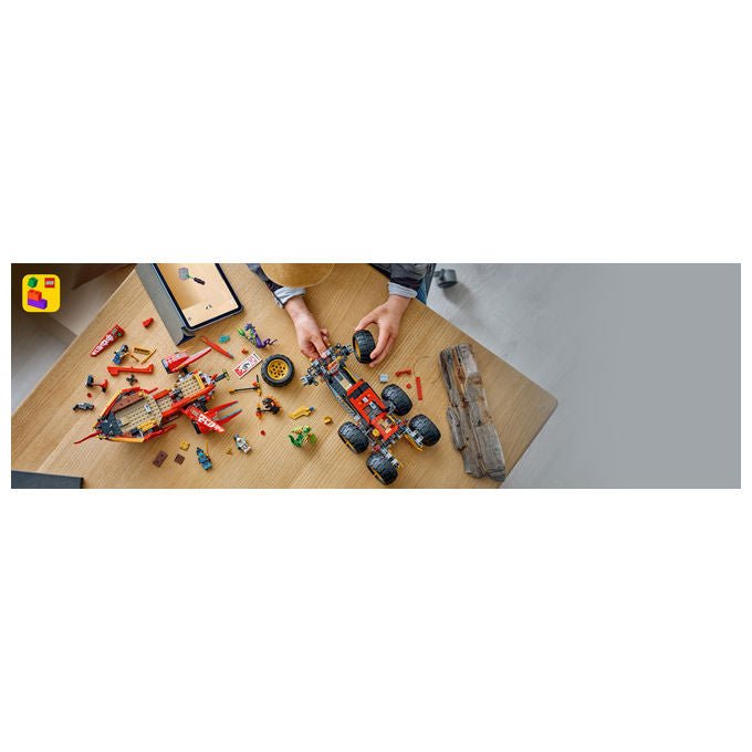 Lego NINJAGO 71869 Bounty di Terra Camion Giocattolo 3 in 1 per Bambini da 9 Anni con 6 Minifigure