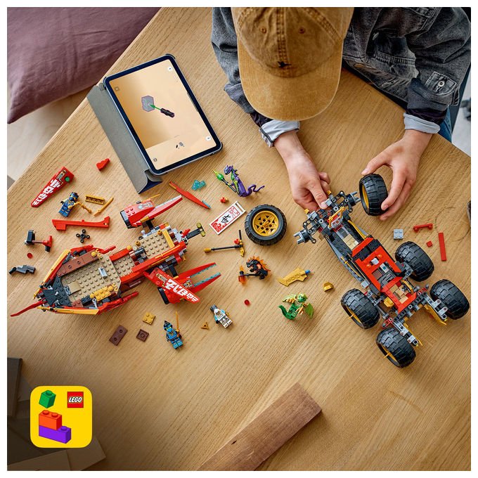 Lego NINJAGO 71869 Bounty di Terra Camion Giocattolo 3 in 1 per Bambini da 9 Anni con 6 Minifigure
