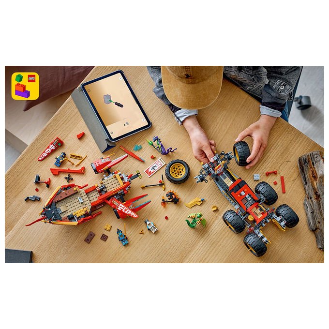 Lego NINJAGO 71869 Bounty di Terra Camion Giocattolo 3 in 1 per Bambini da 9 Anni con 6 Minifigure