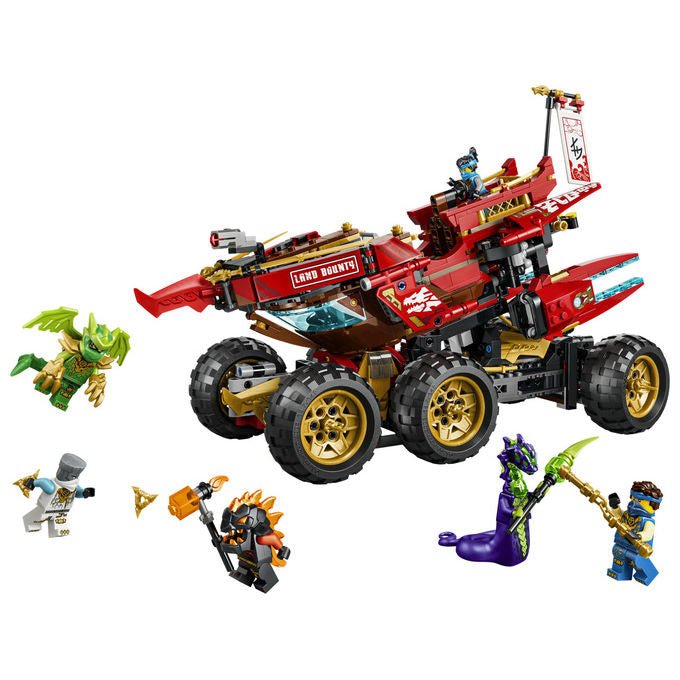 Lego NINJAGO 71869 Bounty di Terra Camion Giocattolo 3 in 1 per Bambini da 9 Anni con 6 Minifigure