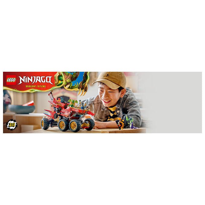 Lego NINJAGO 71869 Bounty di Terra Camion Giocattolo 3 in 1 per Bambini da 9 Anni con 6 Minifigure