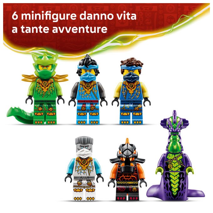 Lego NINJAGO 71869 Bounty di Terra Camion Giocattolo 3 in 1 per Bambini da 9 Anni con 6 Minifigure