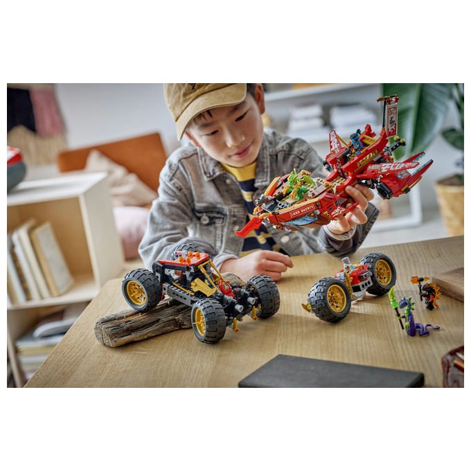 Lego NINJAGO 71869 Bounty di Terra Camion Giocattolo 3 in 1 per Bambini da 9 Anni con 6 Minifigure