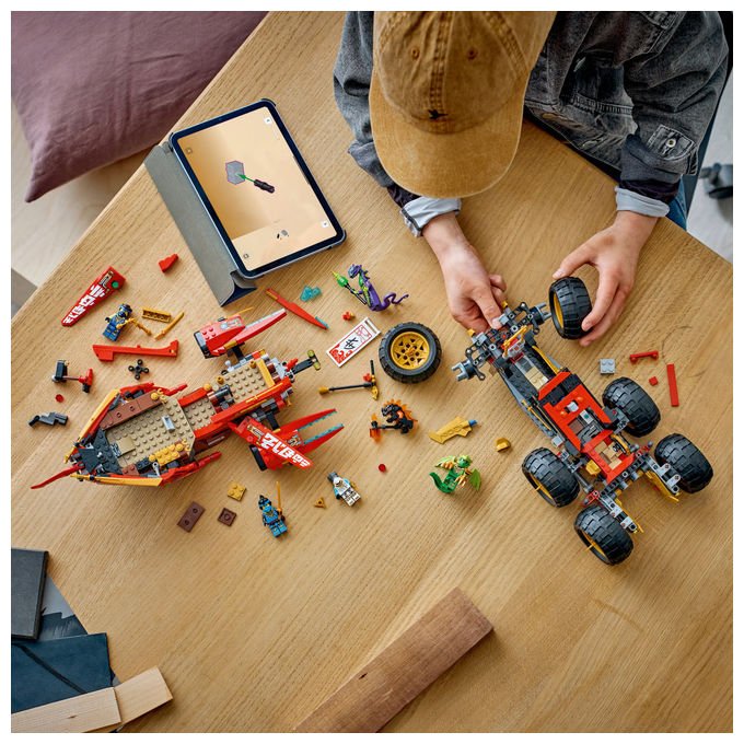 Lego NINJAGO 71869 Bounty di Terra Camion Giocattolo 3 in 1 per Bambini da 9 Anni con 6 Minifigure