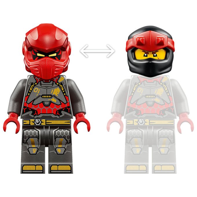 Lego 71870 NINJAGO Mech Titanici Gemelli Set da Costruzione 1707 pezzi 2 Action Figure 3 Minifigure per 12 anni