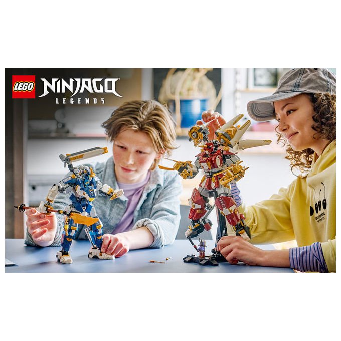 Lego 71870 NINJAGO Mech Titanici Gemelli Set da Costruzione 1707 pezzi 2 Action Figure 3 Minifigure per 12 anni