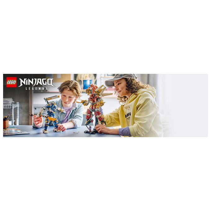 Lego 71870 NINJAGO Mech Titanici Gemelli Set da Costruzione 1707 pezzi 2 Action Figure 3 Minifigure per 12 anni