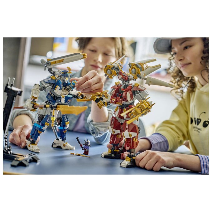 Lego 71870 NINJAGO Mech Titanici Gemelli Set da Costruzione 1707 pezzi 2 Action Figure 3 Minifigure per 12 anni