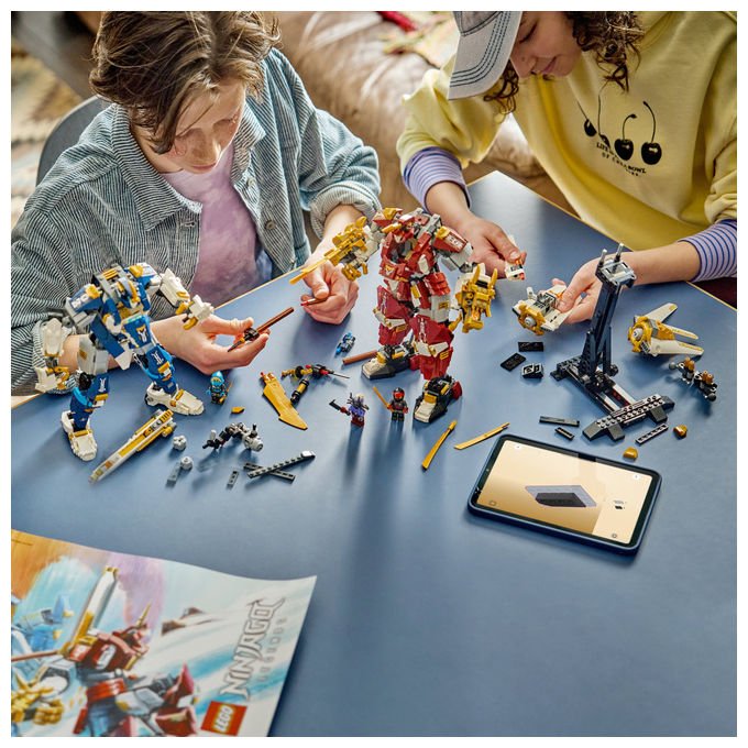 Lego 71870 NINJAGO Mech Titanici Gemelli Set da Costruzione 1707 pezzi 2 Action Figure 3 Minifigure per 12 anni