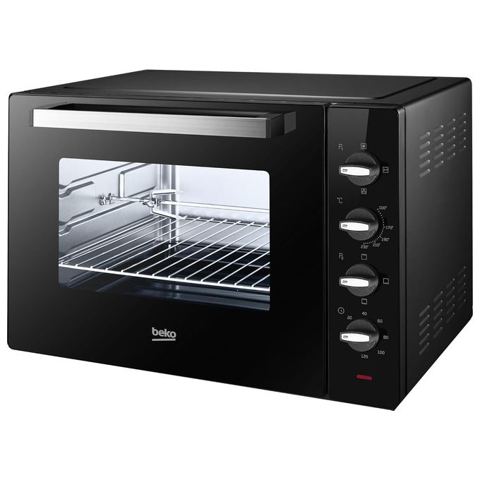 Beko BMOF60B Fornetto Elettrico Cottura Ventilata 60 Litri 2000 W 5 Funzioni Timer 120 min Temperatura fino a 220° Nero