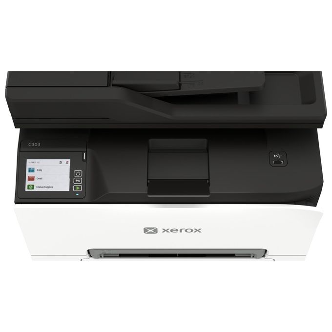 Xerox C303V_AEU C303a Stampante Multifunzione Laser a Colori Velocita' 32 ppm Stampa Fronte Retro Wi-Fi Risoluzione 2400 x 600 DPI colore Bianco e Nero
