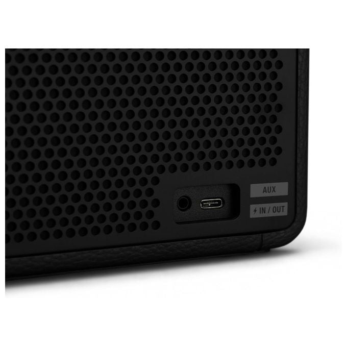 Marshall Altoparlante Bluetooth Middleton Portatile Nero Ottone IP67 Fino a 20 Ore di Riproduzione Audio Impermeabile Alta Fedelta'