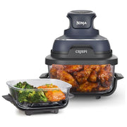 Ninja Crispi FN101EUGY Friggitrice ad Aria Calda  3,8 Litri 1700 W Blu Grigio Trasparente