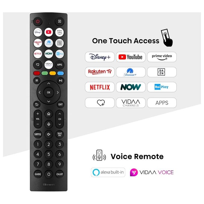 Hisense Smart TV 50 pollici 4K Ultra HD 50A69Q Nero