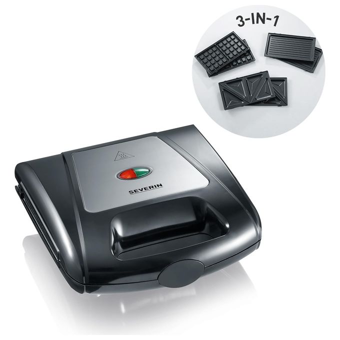 Severin SA 2968 Macchina per Sandwich Waffle Potenza 1000 W