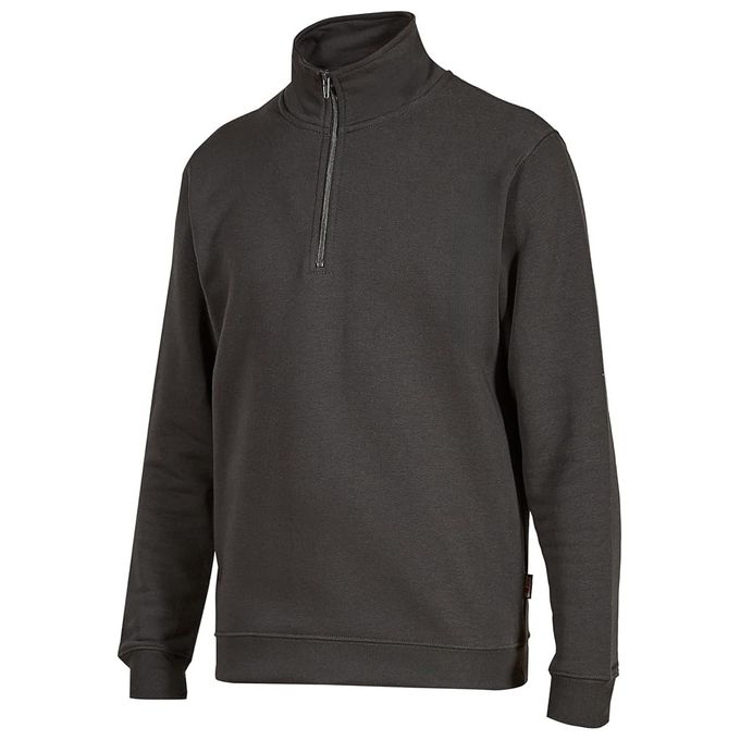 Upower Felpa Zip Corta Grigio Meteorite Taglia M Tautra