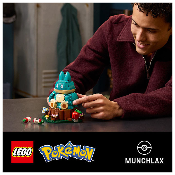 Lego 72150 Set da Costruzione Pokémon Munchlax 757 Pezzi Altezza 18 cm colore Multicolore