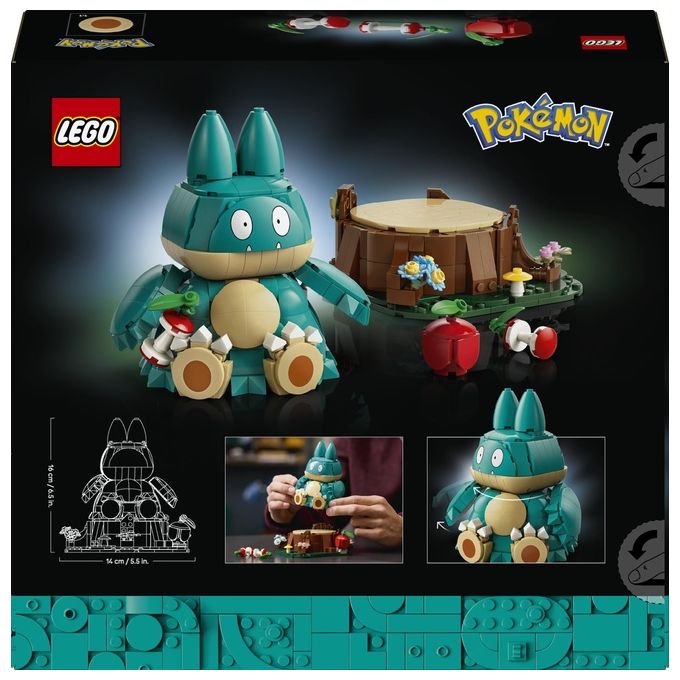 Lego 72150 Set da Costruzione Pokémon Munchlax 757 Pezzi Altezza 18 cm colore Multicolore