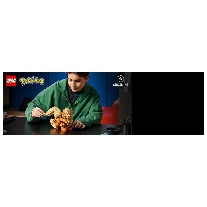 Lego 72160 Pokémon Set di costruzione Arcanine 1190 pezzi per adulti collezionisti e appassionati di videogiochi colore Multicolore