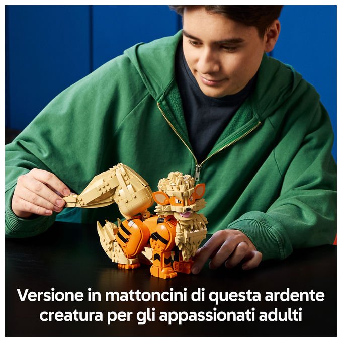 Lego 72160 Pokémon Set di costruzione Arcanine 1190 pezzi per adulti collezionisti e appassionati di videogiochi colore Multicolore