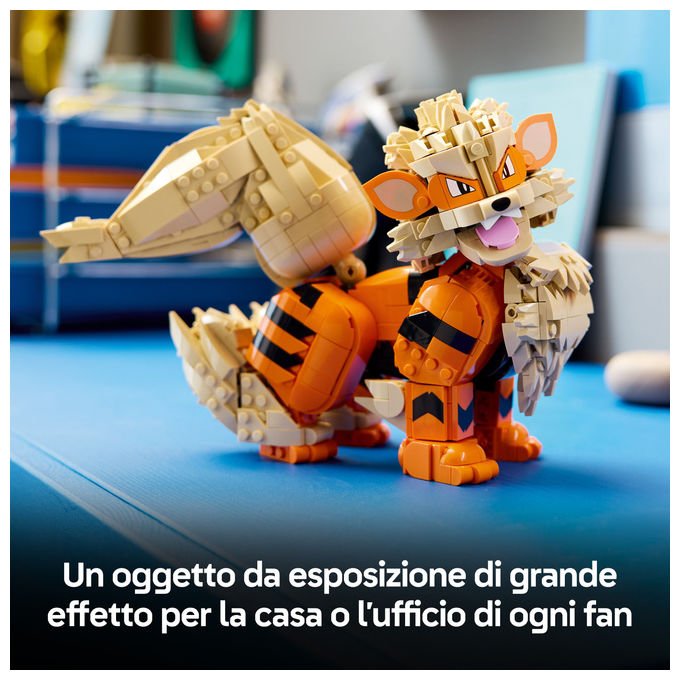 Lego 72160 Pokémon Set di costruzione Arcanine 1190 pezzi per adulti collezionisti e appassionati di videogiochi colore Multicolore
