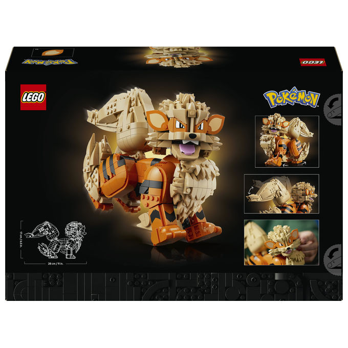 Lego 72160 Pokémon Set di costruzione Arcanine 1190 pezzi per adulti collezionisti e appassionati di videogiochi colore Multicolore