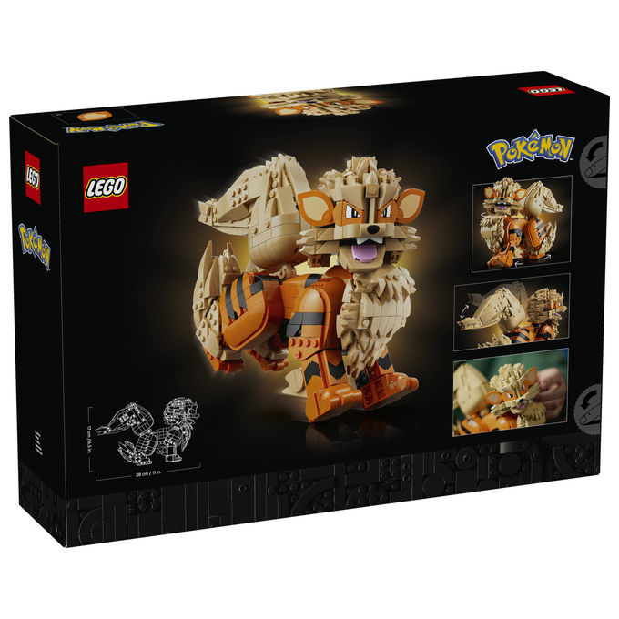 Lego 72160 Pokémon Set di costruzione Arcanine 1190 pezzi per adulti collezionisti e appassionati di videogiochi colore Multicolore