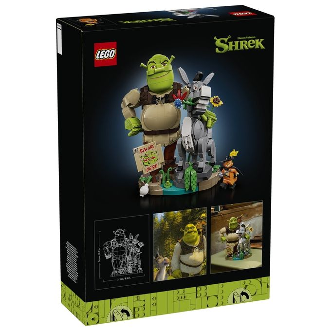 Lego 72423 Kit di Costruzione Shrek Ciuchino e Gatto con gli Stivali 1403 pezzi colore Multicolore
