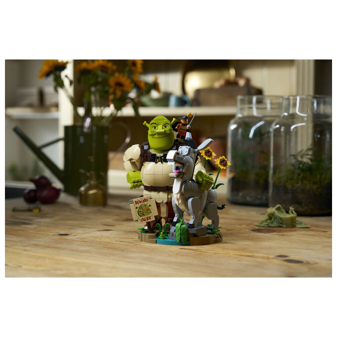 Lego 72423 Kit di Costruzione Shrek Ciuchino e Gatto con gli Stivali 1403 pezzi colore Multicolore