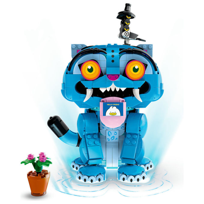 Lego 72537 KPop Demon Hunters Set da Costruzione con Derpy la Tigre e Sussie la Gazza 825 Pezzi colore Multicolore