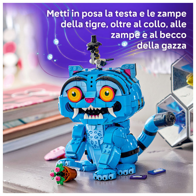 Lego 72537 KPop Demon Hunters Set da Costruzione con Derpy la Tigre e Sussie la Gazza 825 Pezzi colore Multicolore