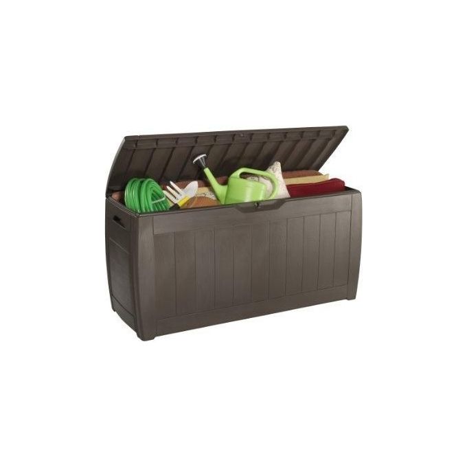 Keter Baule da Giardino Hollywood in Resina 117.5x45x57.3 cm Capacita' 270 Lt Marrone per Riporre Cuscini e Attrezzi