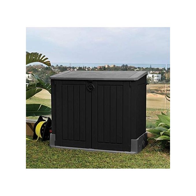 Keter Baule Box Portattrezzi da Esterno Store Ii Out Midi in Resina 130x74x110h - 845 Lt nero