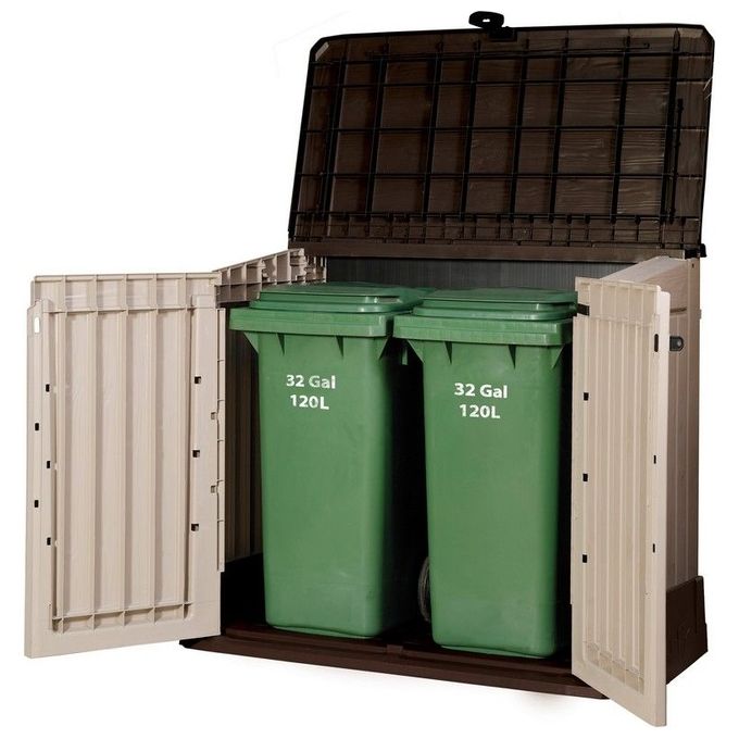 Keter Baule Box Portattrezzi da Esterno Store It Out Midi in Resina130x74x110h - 845 Lt Beige