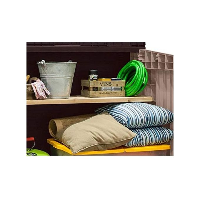 Keter Baule Box Portattrezzi da Esterno Store It Out Midi in Resina130x74x110h - 845 Lt Beige