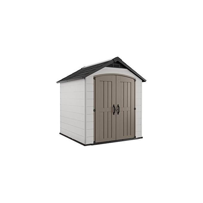 Keter Casetta da Giardino Monfort 757 in Resina 228x223x252h Grigio Marrone
