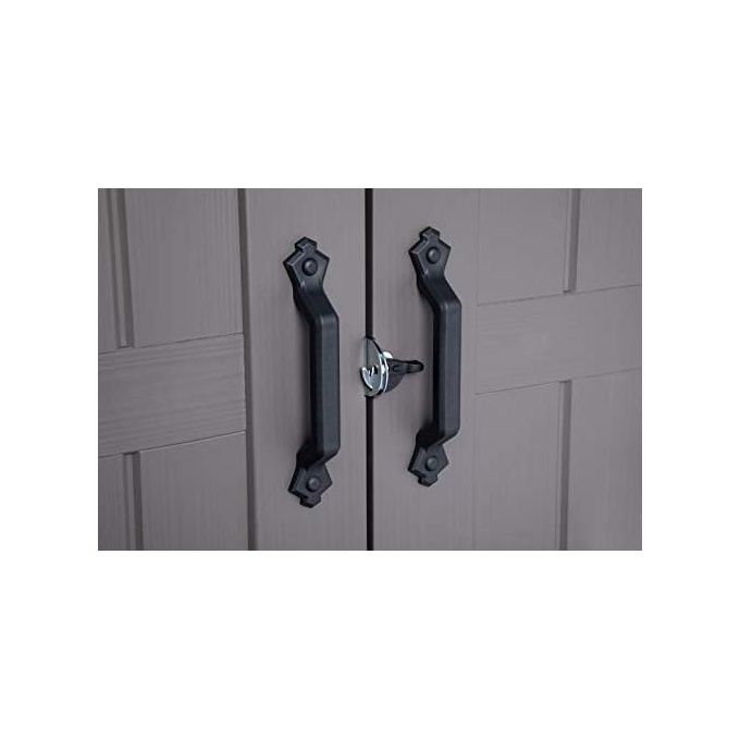 Keter Casetta da Giardino Monfort 757 in Resina 228x223x252h Grigio Marrone