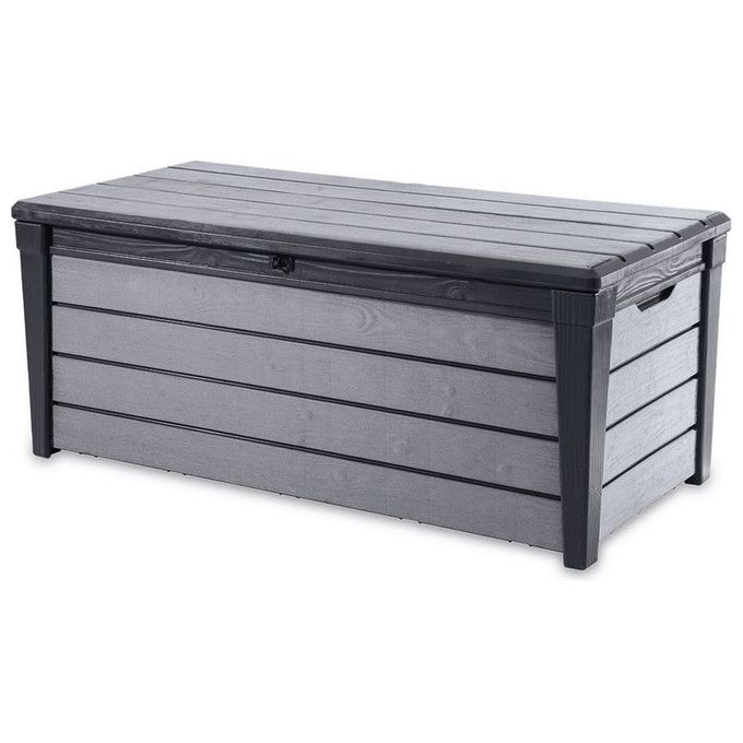 Keter Baule Da Giardino Brushwood In Resina 454 Litri Dimensioni 145x69 7x60 3H Grafite