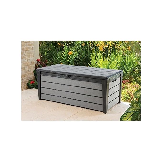 Keter Baule Da Giardino Brushwood In Resina 454 Litri Dimensioni 145x69 7x60 3H Grafite