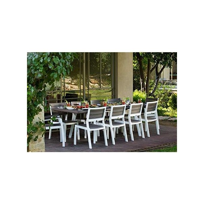 Keter Tavolo Harmony  Estendibile Bianco-Cappuccino