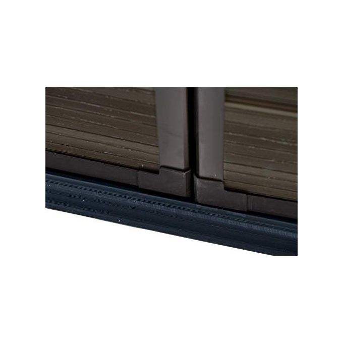Keter Casetta da Giardino Box Portattrezzi da esterno SCALA 6X5 DD in resina 185x152x226h noce