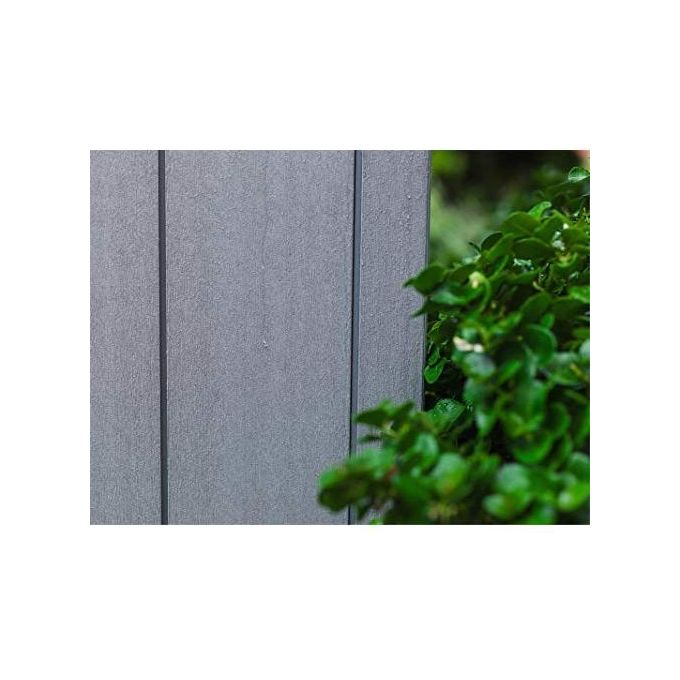 Keter 17203426 Artisan 7x7 Casetta da Giardino in Resina Duotech 4,7 m² 214x218x226 cm carico neve 200 Kg-m² colore Grigio