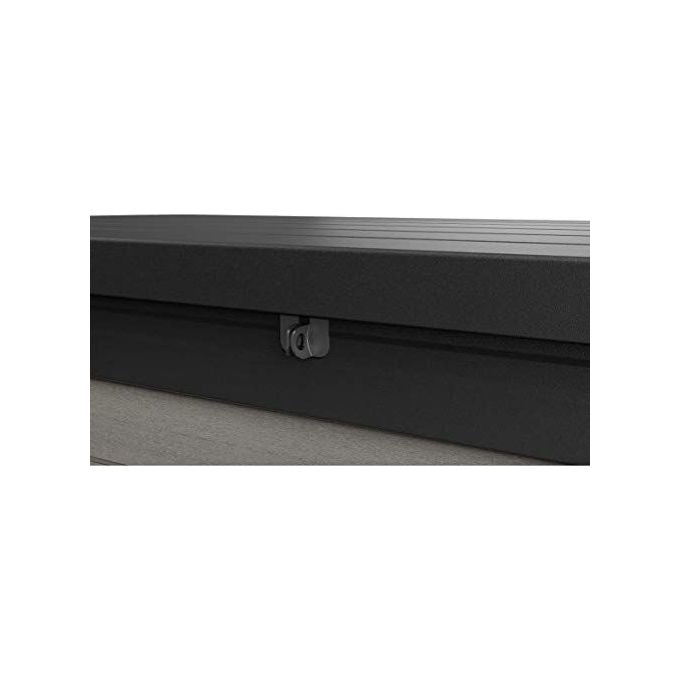 Keter Baule Da Giardino Denali In Resina 122,9X62,1X70,6H 380 Litri Grigio Design Elegante e Resistente per Esterni