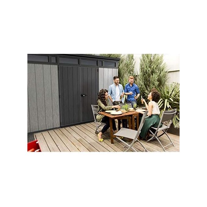 Keter Casetta da Giardino Artisan 117 in Resina 342x218x226h Grigio