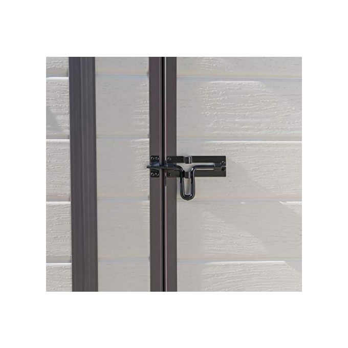Keter K242788 Manor Pent Casetta da Giardino in Resina 183.5x185x200 cm con Pavimento e Finestra colore Beige