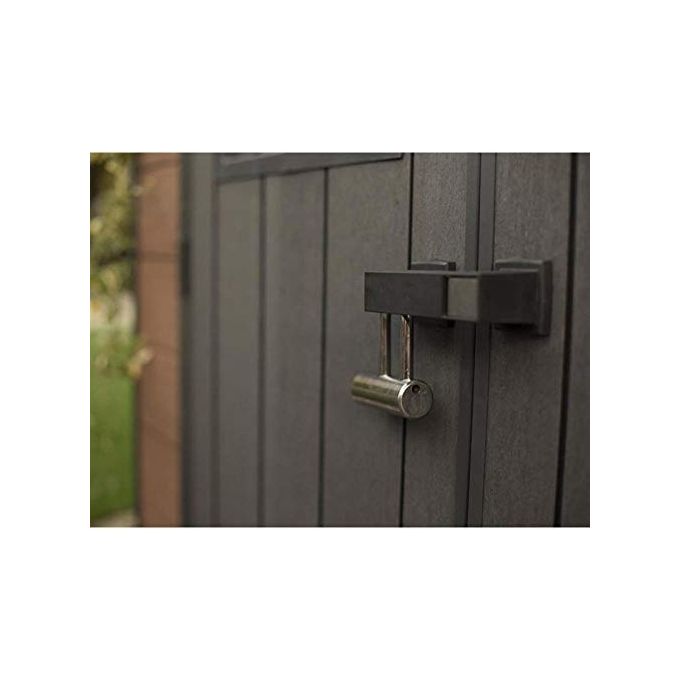 Keter Casetta da Giardino Newton 7511 in Resina e Legno 228x350x252h Marrone