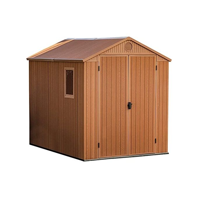 Keter Casetta Da Giardino In Resina Darwin 6x8 Marrone 190x244x221