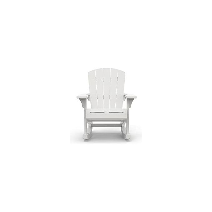 Keter Rocking Adirondack - Sedia A Dondolo 80,5X92X100,5H - Bianco