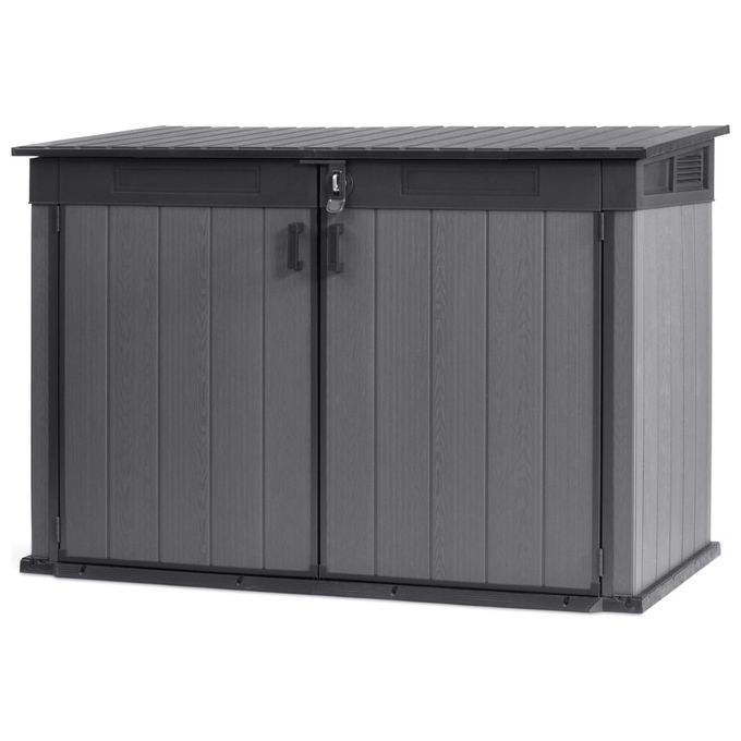 Keter 17212413 Cortina Mega Box Porta Attrezzi da Esterno 2020L Resina EVOTECH+ colore Grigio