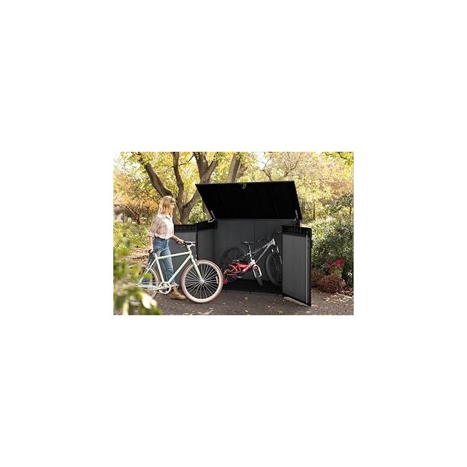 Keter 17212413 Cortina Mega Box Porta Attrezzi da Esterno 2020L Resina EVOTECH+ colore Grigio